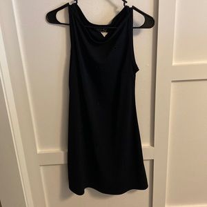 4/$15!! Little Black Dress With Embroidered Flowers Size M